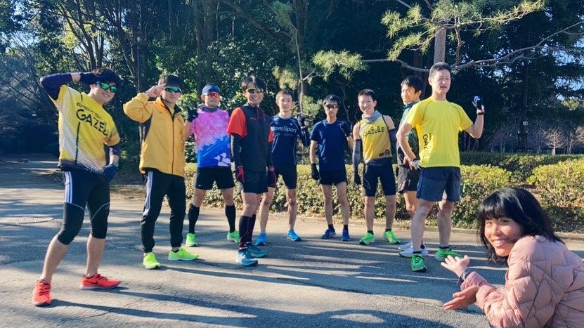 GAZELLEペース走の直前