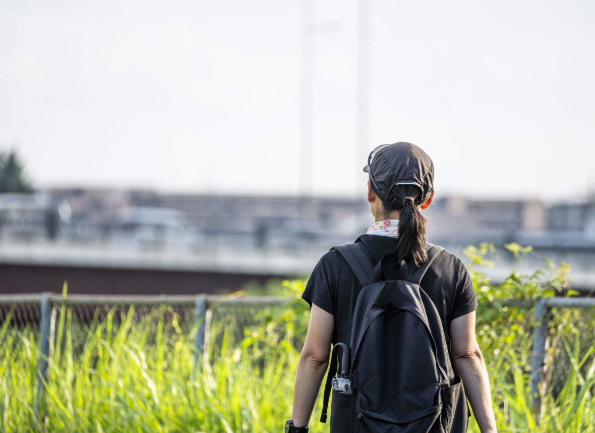 越谷サギコロニーその4と5