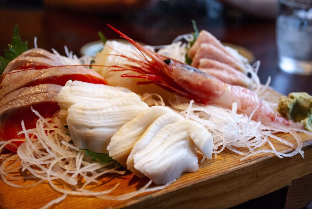 利尻島 凡天 刺身盛り合わせ