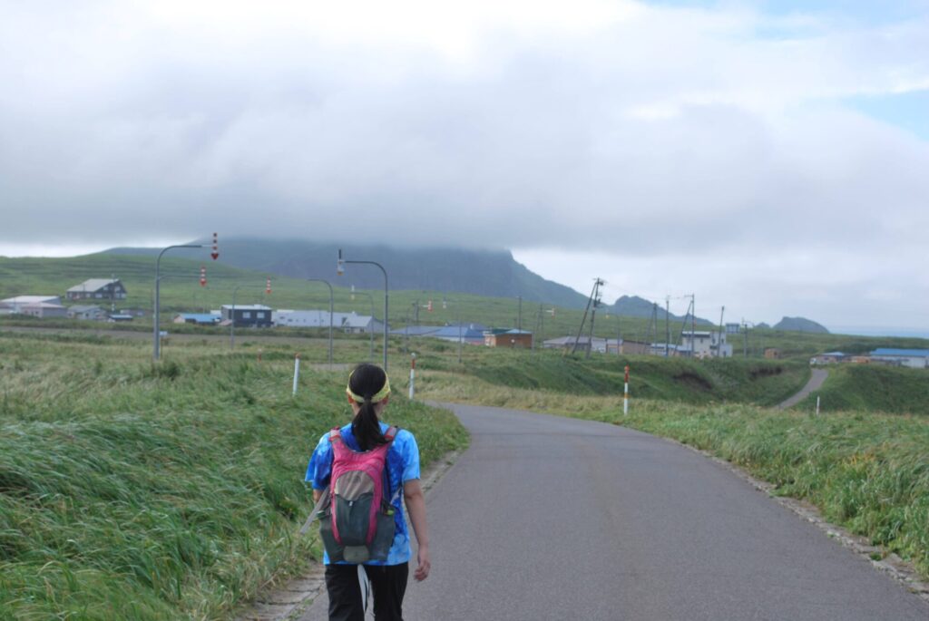 礼文島 スコトン岬そば