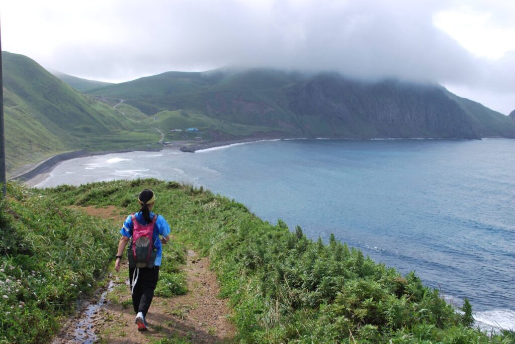 礼文島 スコトン岬そば