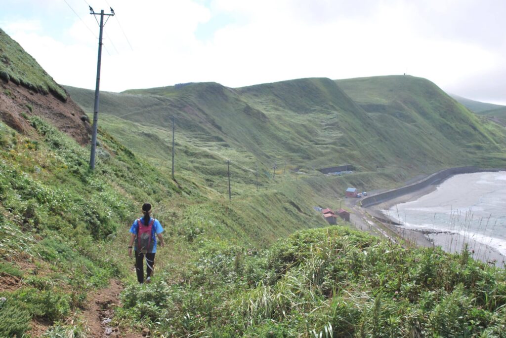 礼文島 スコトン岬そば