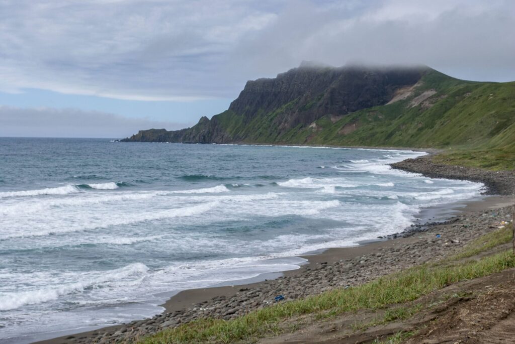 礼文島 澄海岬へ向かう道