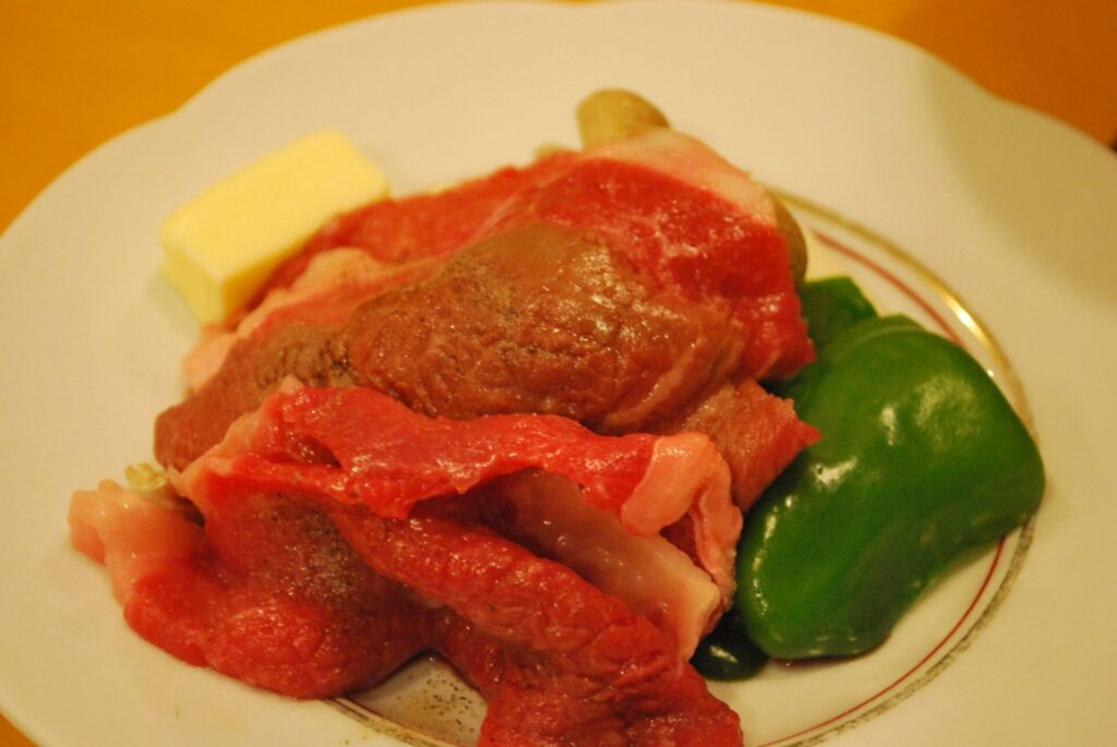 礼文島 かもめ荘 夕食