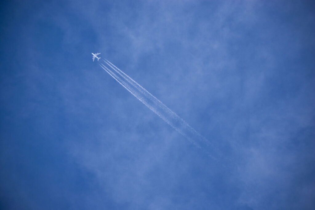 アイコンみたいに見える飛行機
