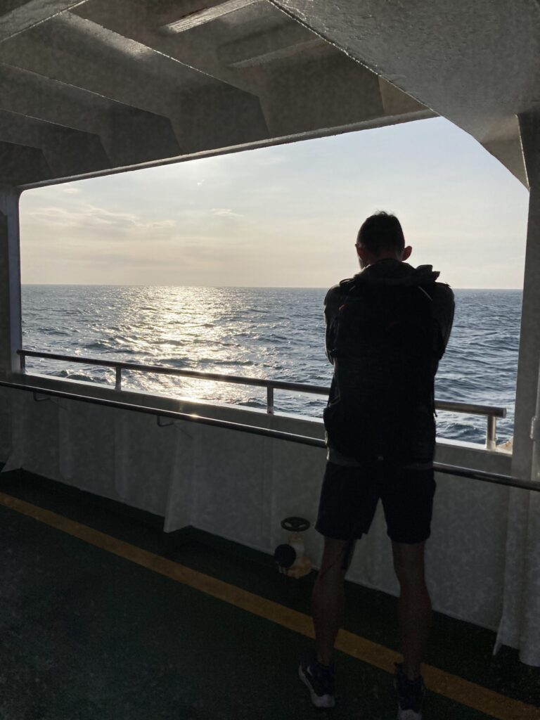 稚内から利尻島へ向かうフェリー