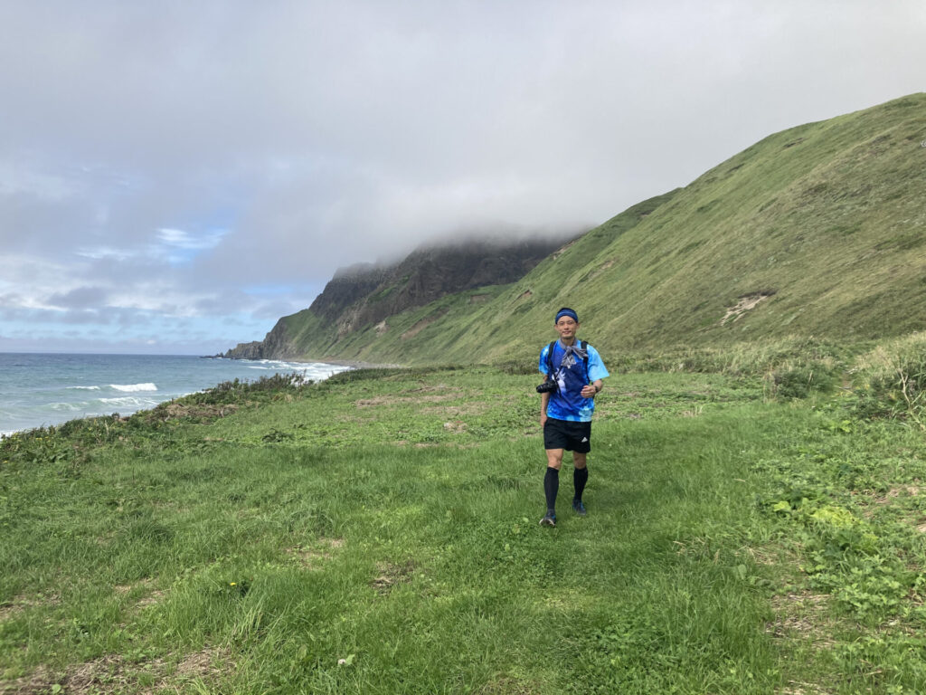 礼文島 澄海岬へ向かう道