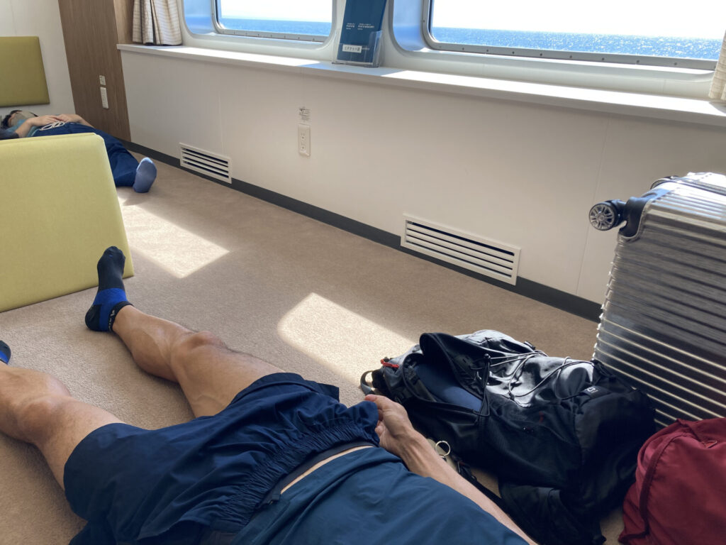 礼文島から稚内へフェリーで帰る