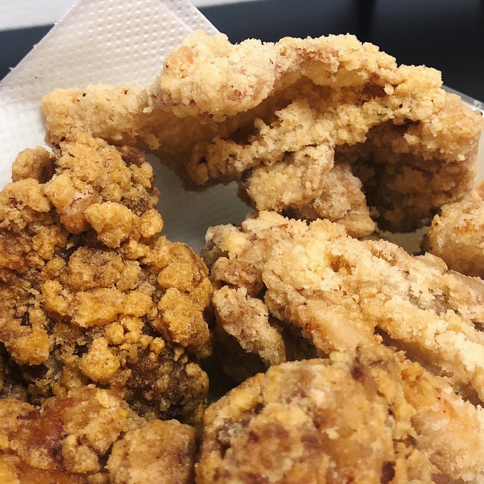 パリパリのからあげ。治る。