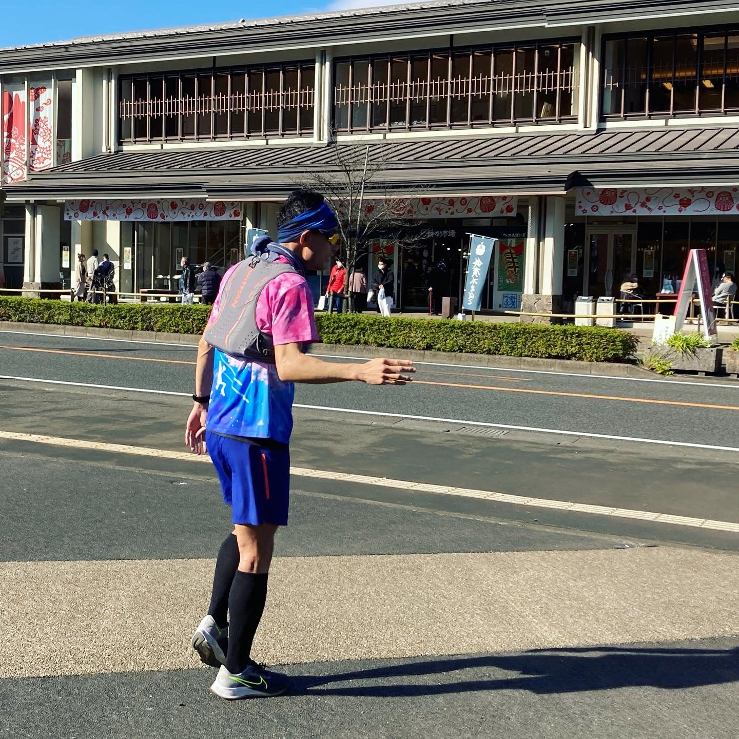 小田原中継所スタート前