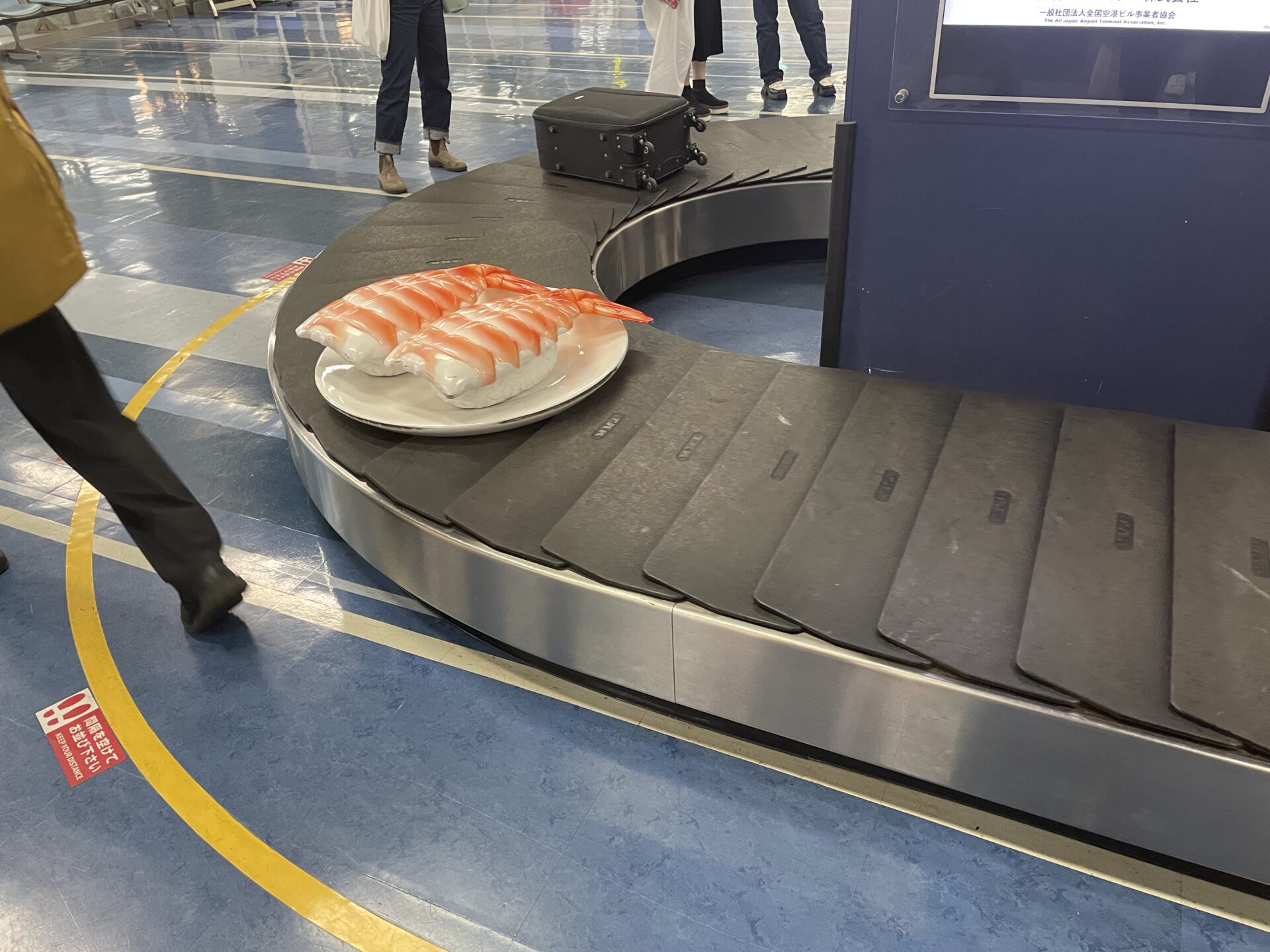 大分空港のエビ