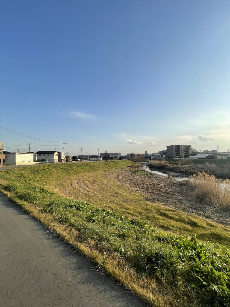 荒れる前のさわやかな晴天