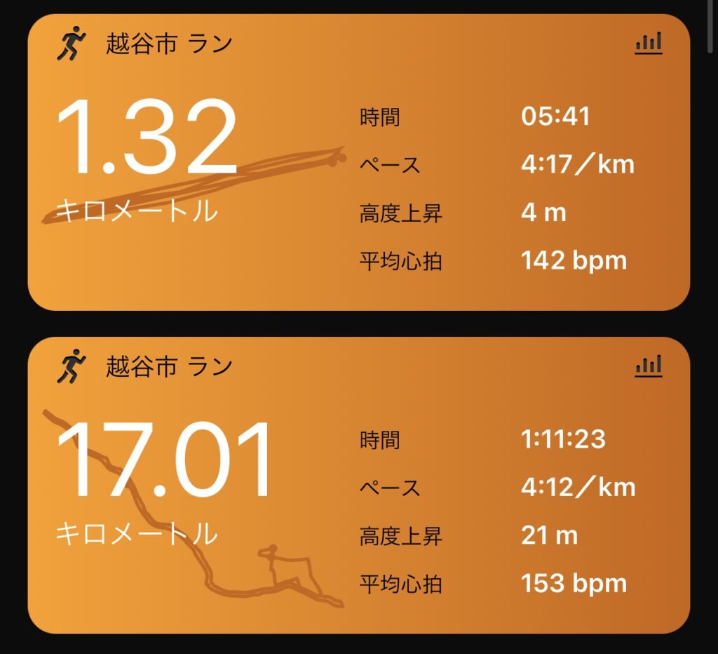 暗くなるので後半の不整地が怖いw