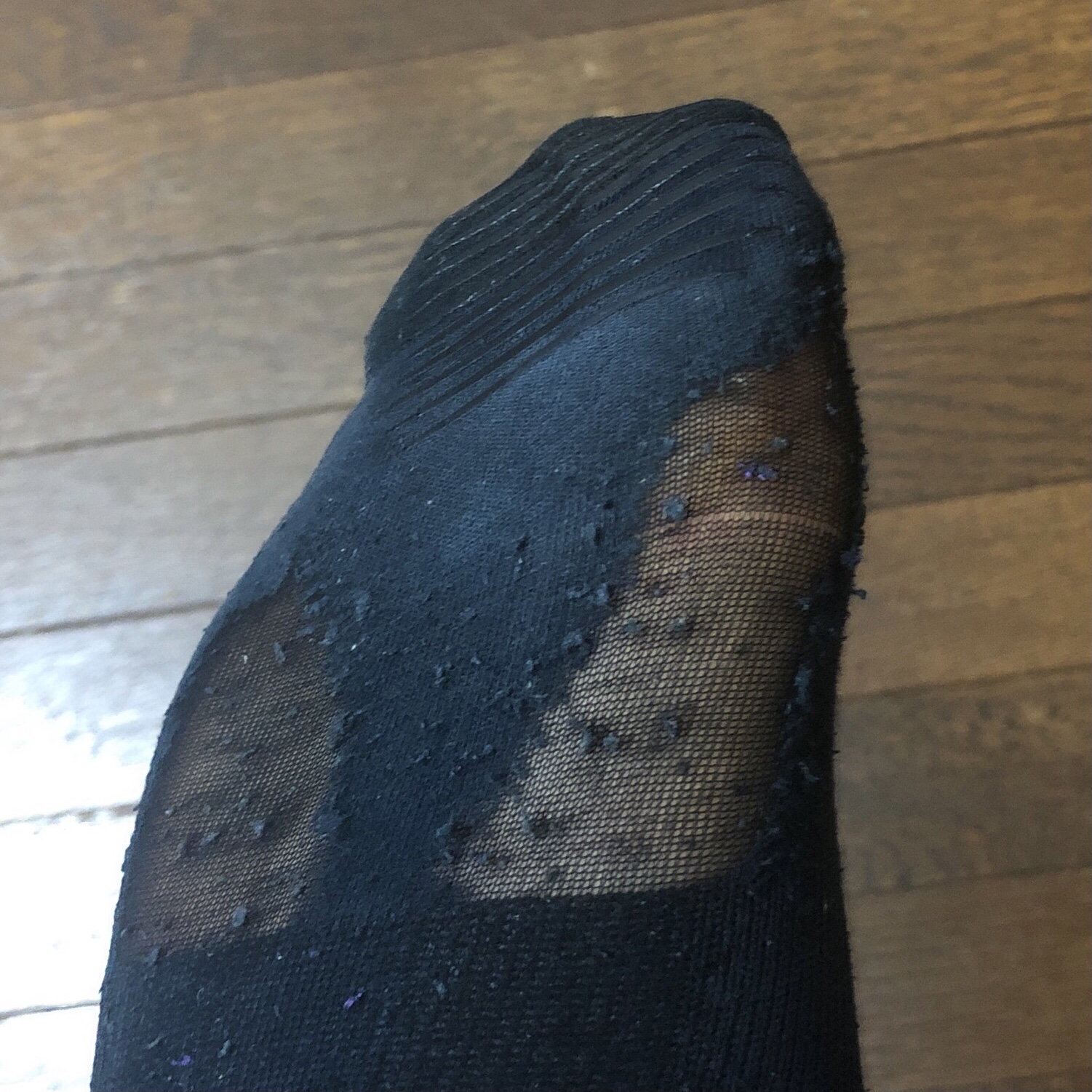 靴下がストッキング状になっていた